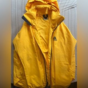 Yellow adidas jacket